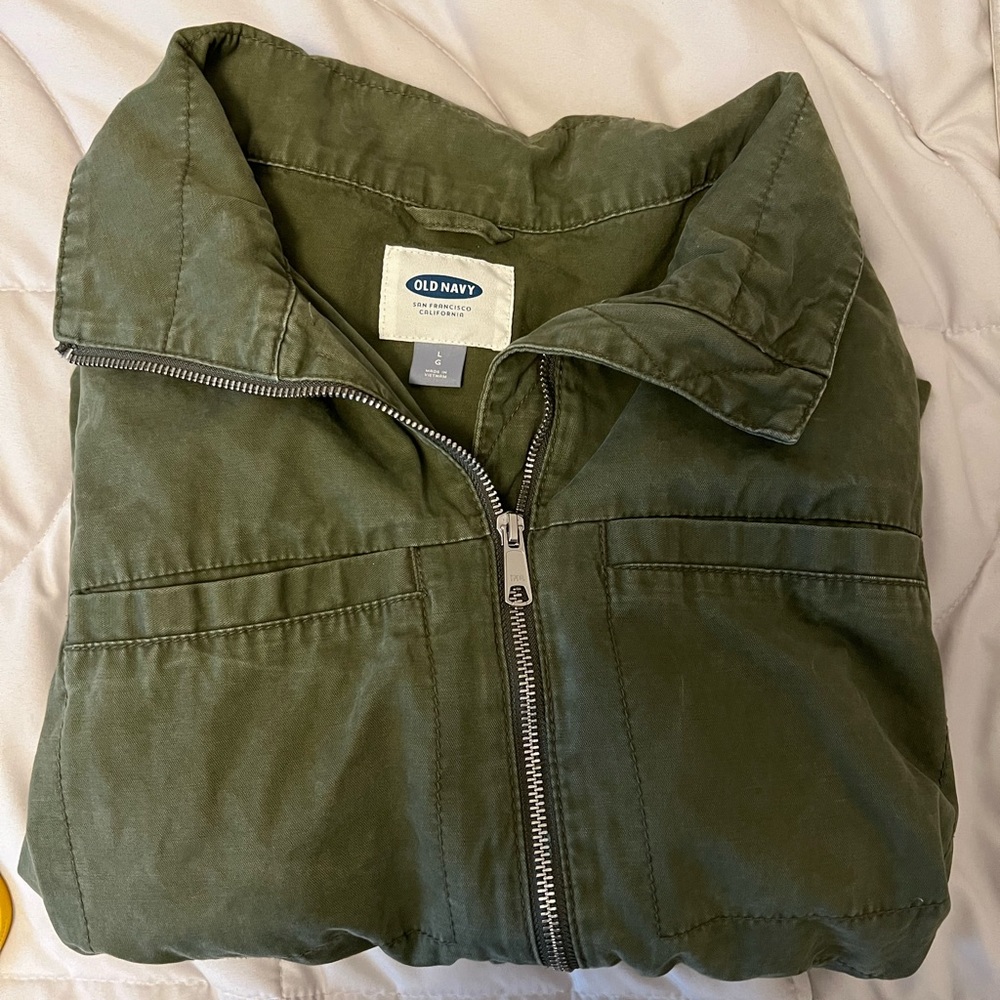 army green jacket